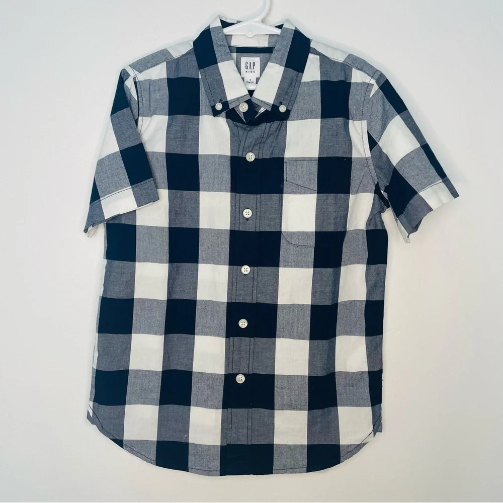Gap S Button Up Shirt Buffalo Check
